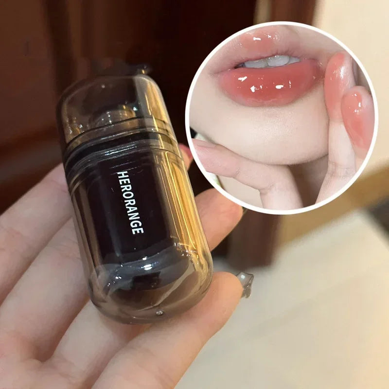 Misty Ice Night Mirror Lip Gloss Long Lasting Not Fade Lip Tint Water Gloss Glass Lipstick Blood plasma Lip Makeup Cosmetics Zpaxo