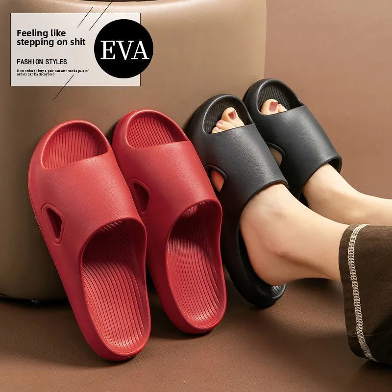 Anti-slip Summer Slippers Men Women Thick Soft EVA Sole Bathroom