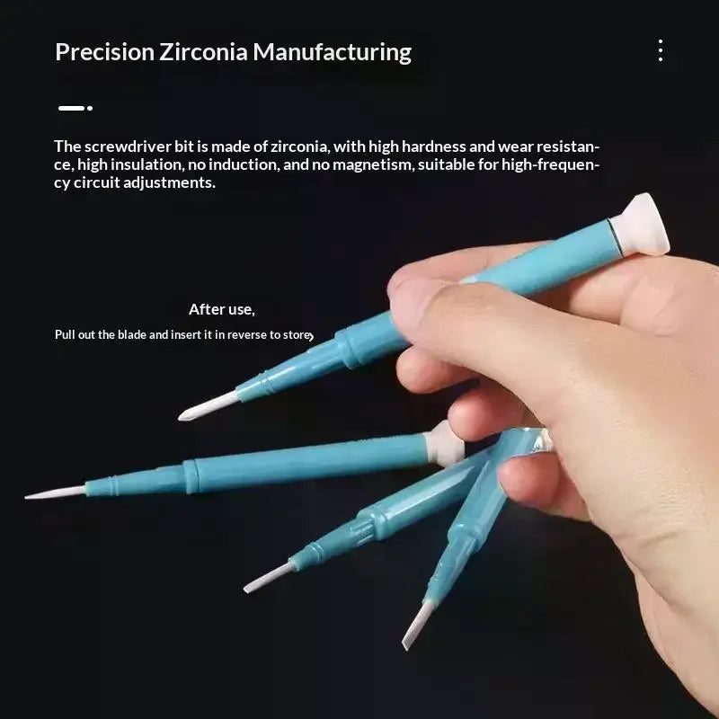 Non-magnetic Non-conductive Alignment Tool Anti-static Ceramic Zpaxo