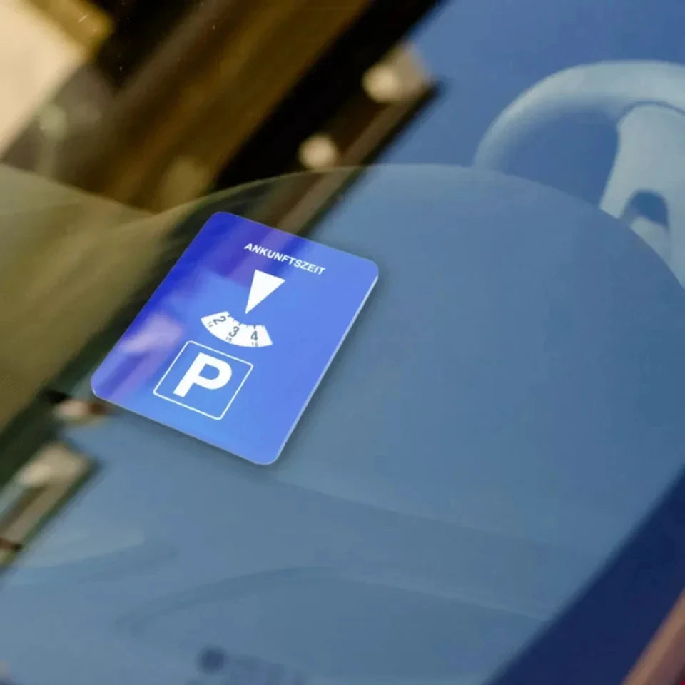 Blauwe Digitale Parkeertimer Eenvoudig Te Gebruiken Draagbare