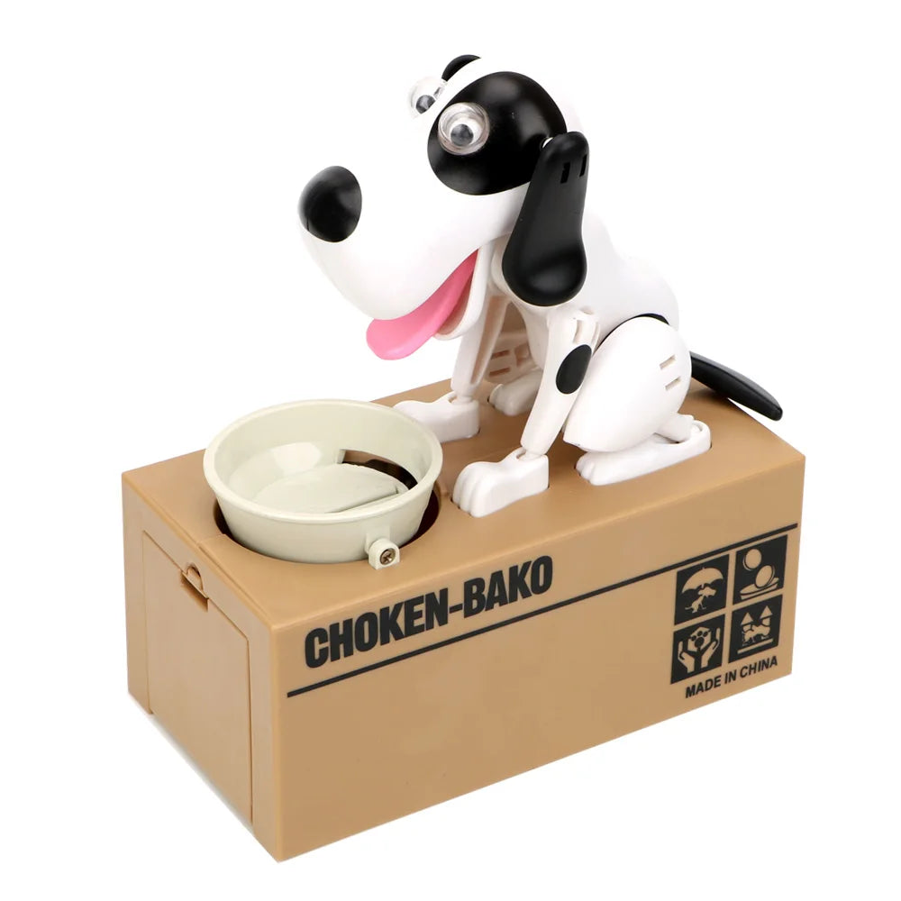 Kids Electronic Piggy Banks Money Saving Box Automated Boxes Cartoon