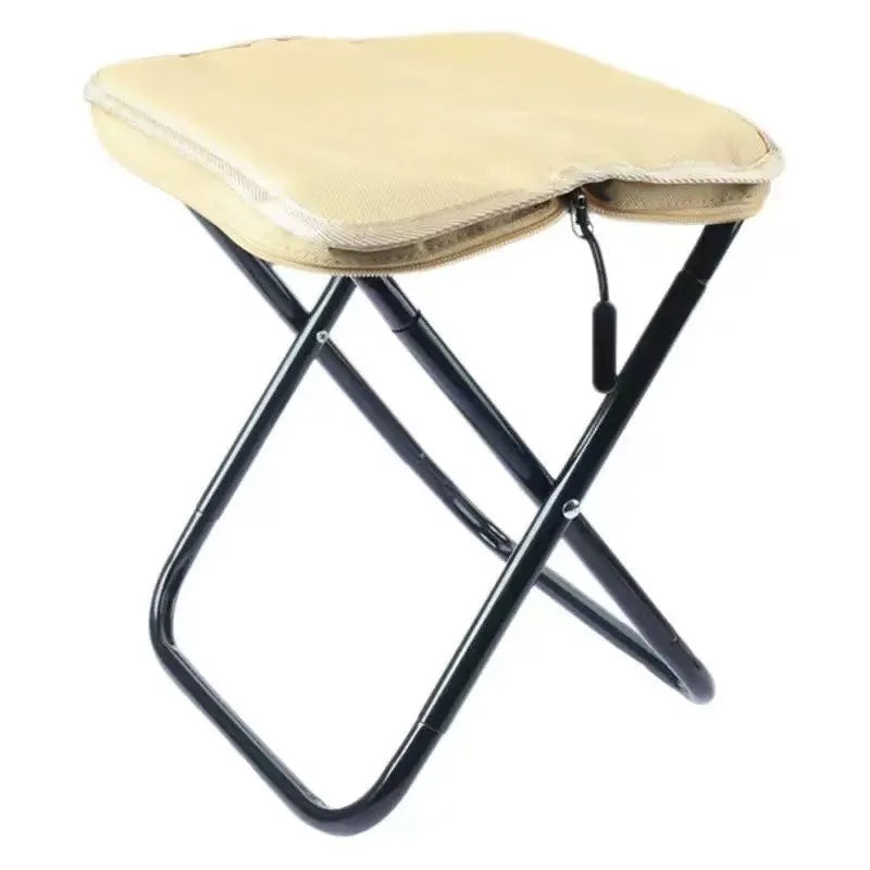 New Outdoor Pencil Case Folding Small Horse Tie Portable Handbag Stool Camping Picnic Stool Ultra Light Stool Train Queue Chair Zpaxo