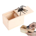 Funny Gifts Trick Spider Juguetes Scare Box Wooden Prank Fun Game