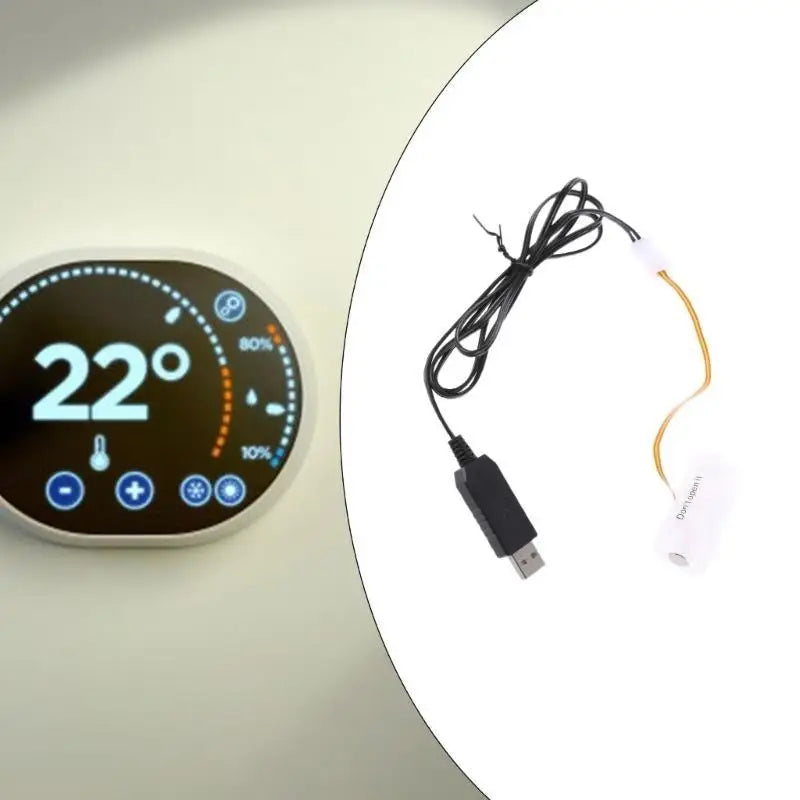 652F USB to 6V LR14 C Battery Alternative USB to 4x1.5V LR14 C Battery Eliminators with Thin Wire Easy Installation Zpaxo