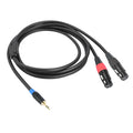 3.5mm 1/8inch Jack To 2 XLR 3Pin Cable Adapter 3.5mm To Dual XLR Breakout Y Splitter Cable 3.5mm To Dual XLR Stereo Cable Zpaxo 1M China Mainland