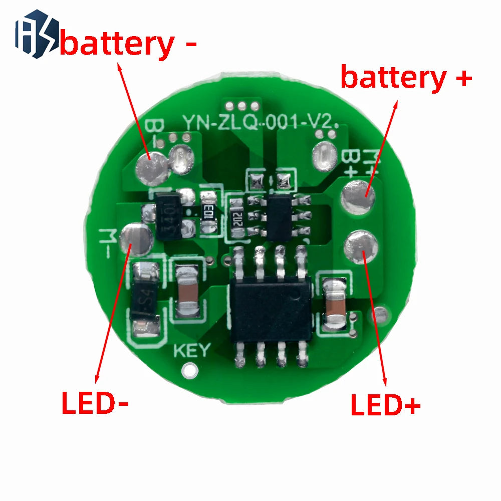 1S 3V 20W LED 10W-20W 3 2v-4 2v Type-c Three-speed Driver Board Zpaxo