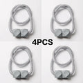 4-Pack Curtain Ties Strong Magnetic No-drill Versatile Clips Home