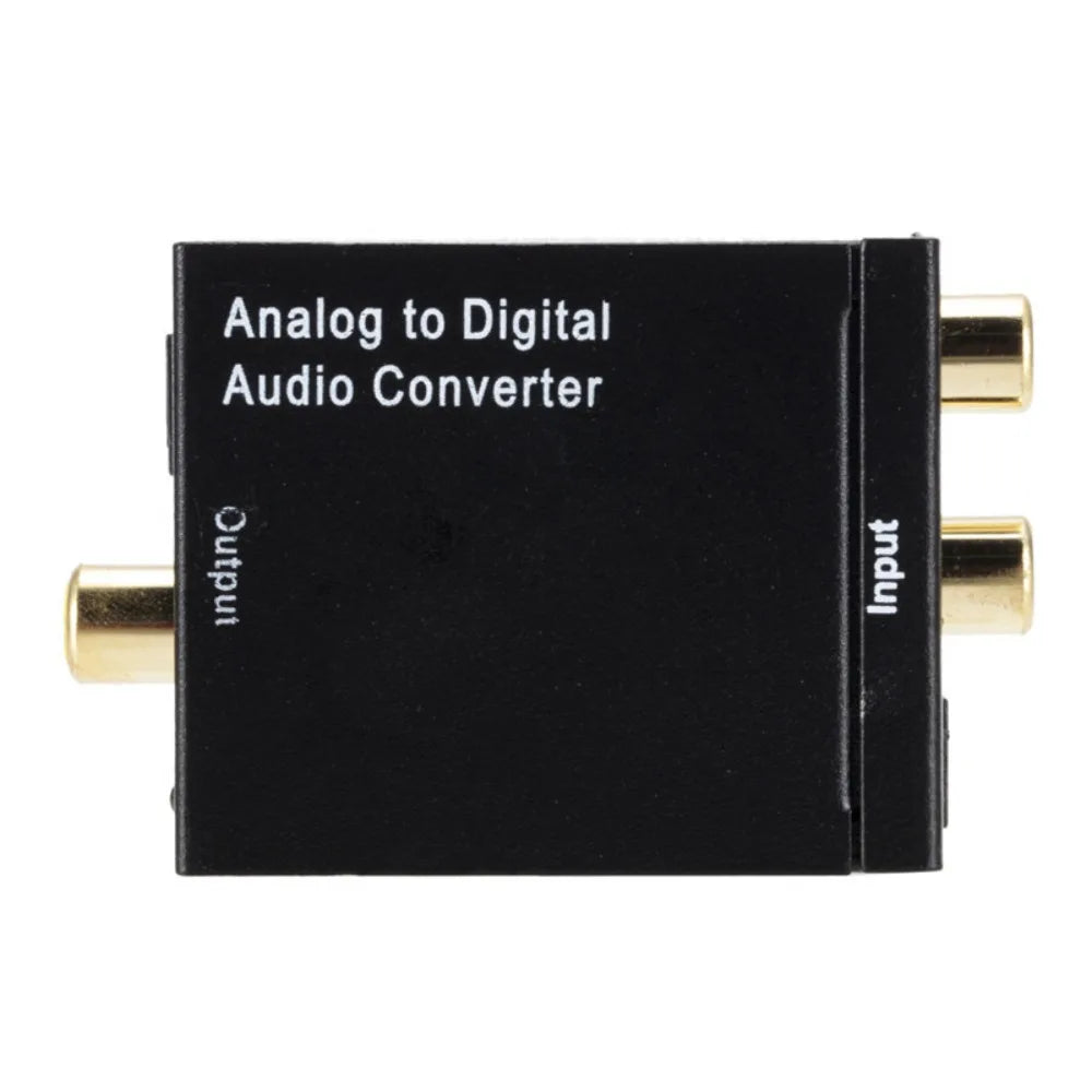 Toslink Audio Analog Digital Converter Decoder Power Cord SPDIF Zpaxo
