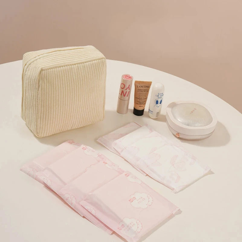Sanitary Napkins Organizer Bags Women Portable Makeup Lipstick Travel Organizer Bag Multifunctional Mini Earphone Storage Pouch Zpaxo