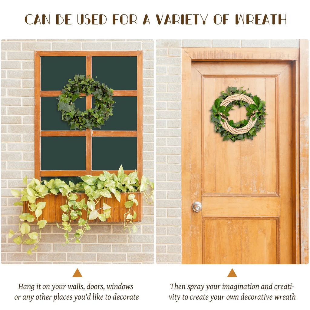 Hand-woven Natural Rattan Grapevine Wreath DIY Base Christmas Wedding