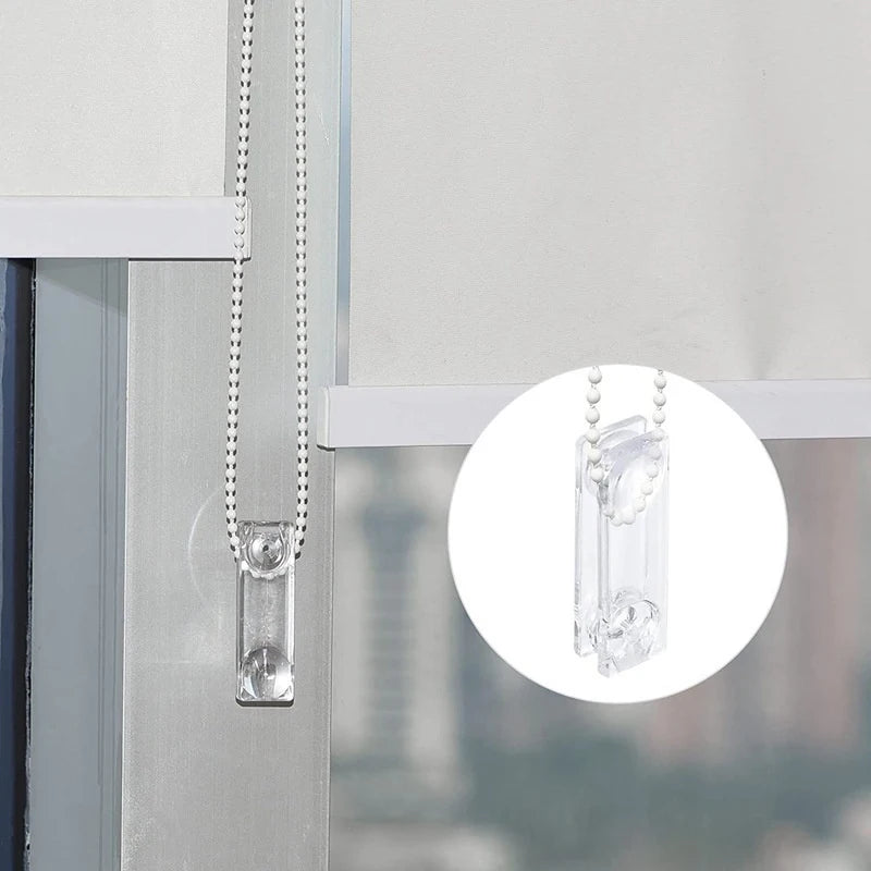 8cm Clear Roller Blind Pull Handle Bead Chain Weight Pendant