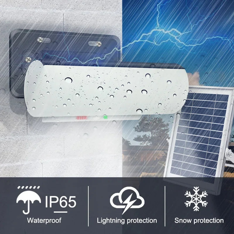 Dimmable Solar Lamp with Motion Detector, Indoor LED Light, 5m Cable, Waterproof Solar Spotlight, 2700K, 4500K, 6000K Zpaxo