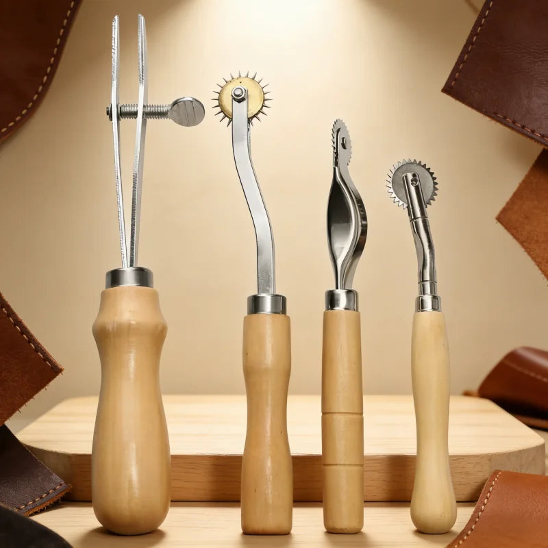 Leather Sewing Kit with Awl Hand Sewing Stitching Needles Thread Leather Craft Tool Kit for Shoes Sofa Tent Carpet Zpaxo