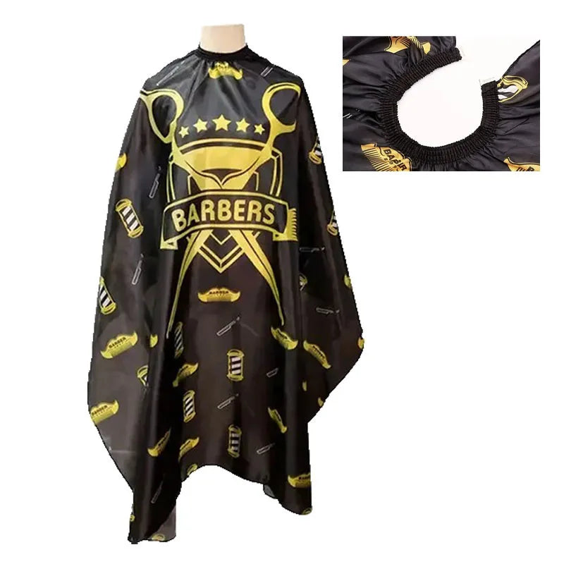 Retro Stripe Professional Salon Hair Cutting Cape Waterproof Hairdressing Salon Styling Cloth Cloak Comfortable Hairdressing Kit Zpaxo WB-11