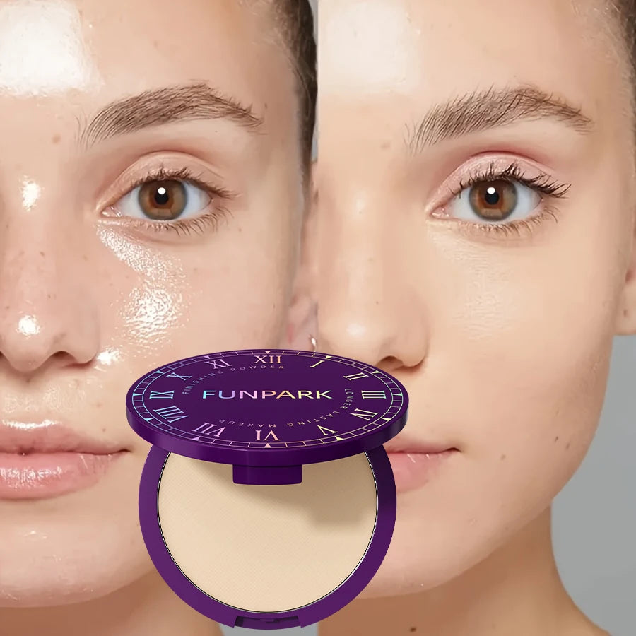 5 Colors Matte Full Coverage Pressed Powder Foundation 24H Fresh Wear