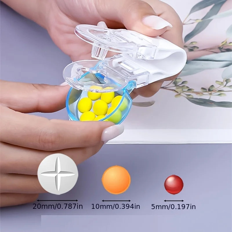 Portable Pill Taker Remover Medicine Box Household Gadgets Tablets