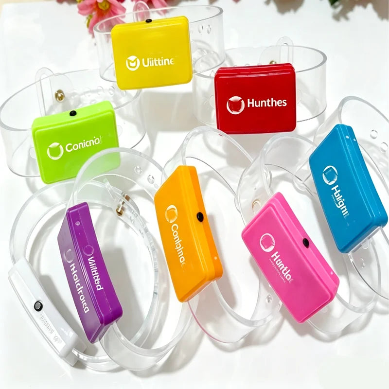 Customized Led Bracelet Glow Perfect Weddings Birthday Parties Party