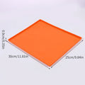 Swiss Roll Silicone Baking Mat Non-Stick Cake Pad Tray Bakeware Baking Pastry Tools Zpaxo Orange