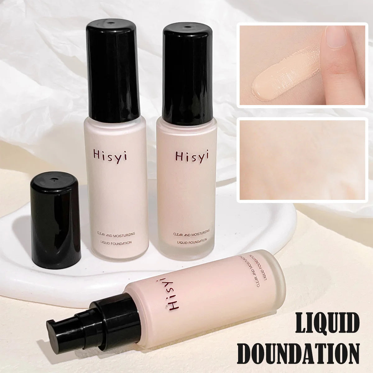 HISYI Moisturizing contour foundation whitening waterproof and sweat-proof makeup concealer long-lasting makeup cosmetics Zpaxo