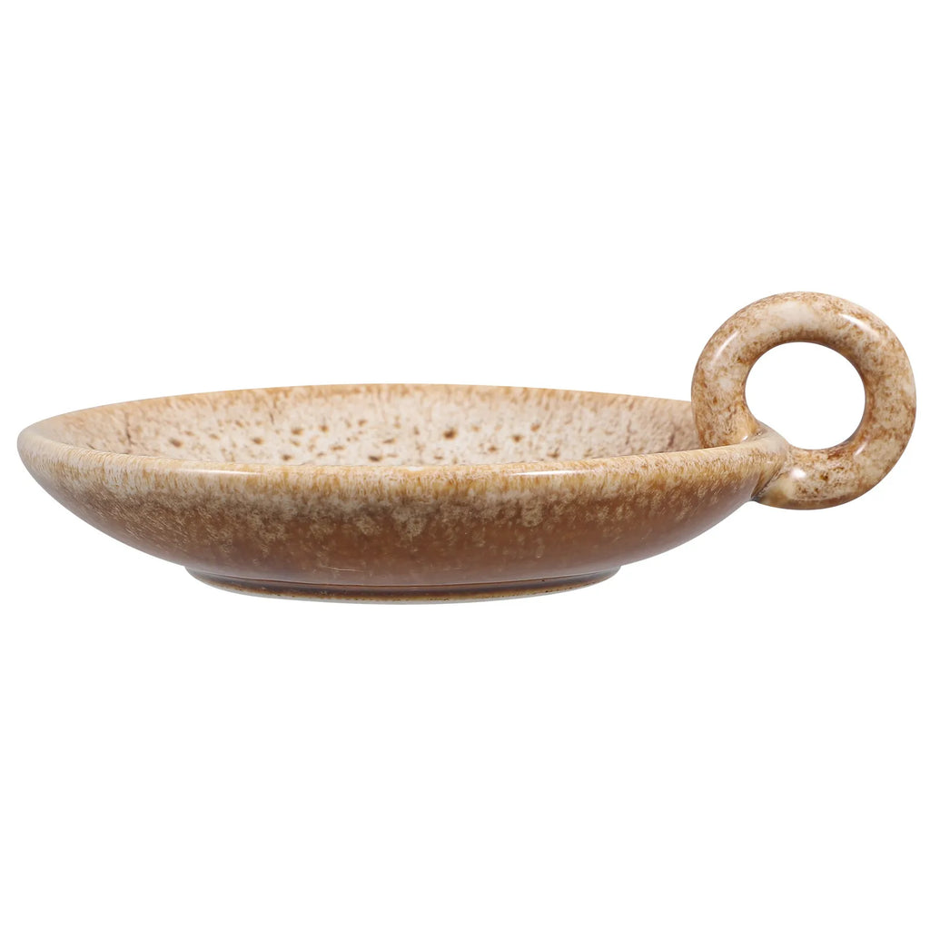 Ceramic Plate Round Shape Simple Decorative Stand Aroma Holder