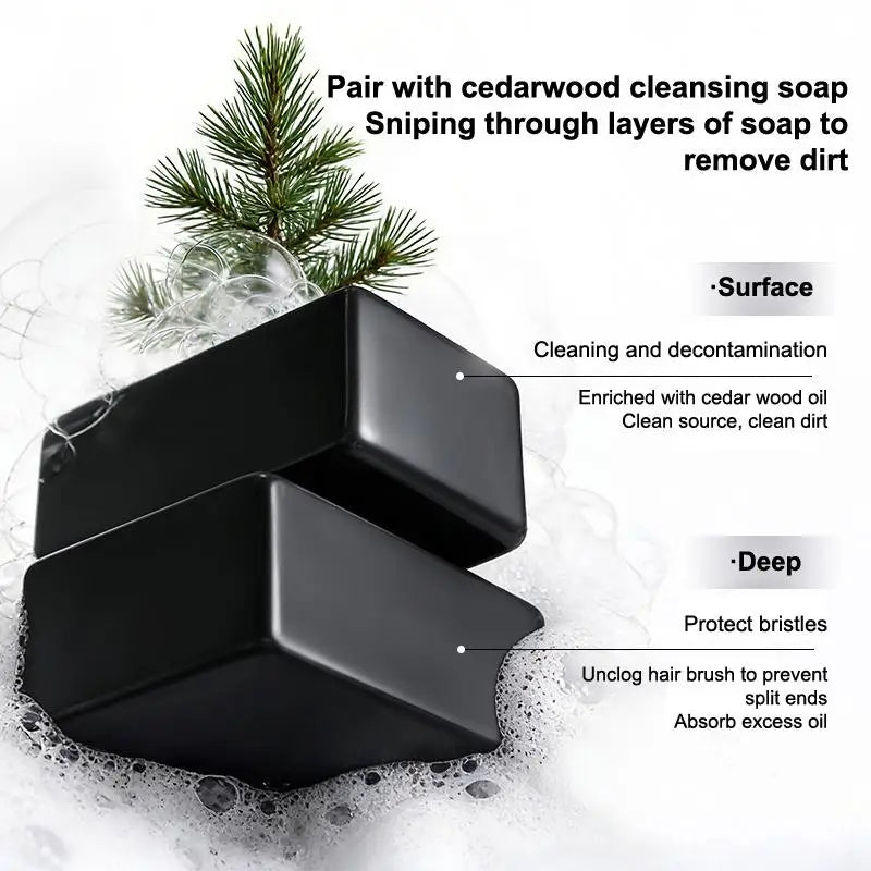 Mini Silicone Makeup Brush Cleaner – Washboard & Soap Set