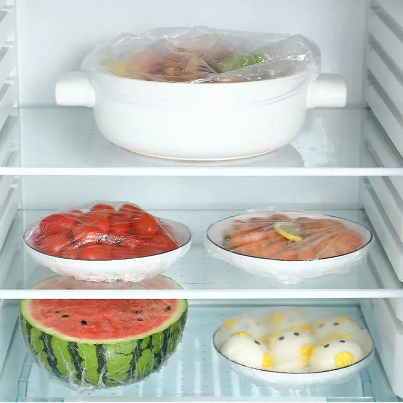 Food Storage Covers Home Foods Freshing Seal Elastic Plastic Wrap