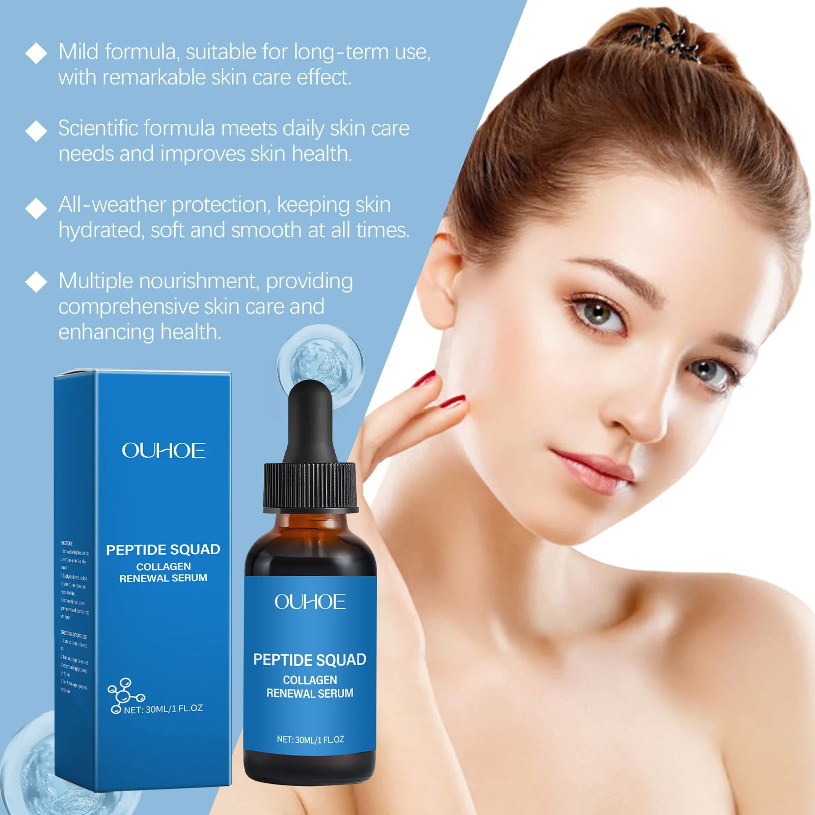Collagen Polypeptide Facial Serum – Firming & Anti-Aging 30ml Facial Serum Zpaxo