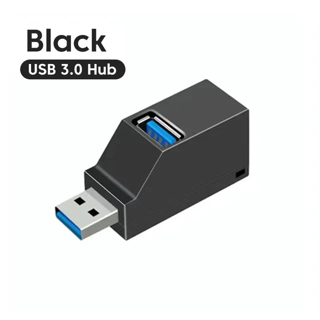 Mini 3 Port USB 0 Hub Splitter 5Gbps Speed Expander Adapter Portable Zpaxo 3in1 USB 3.0