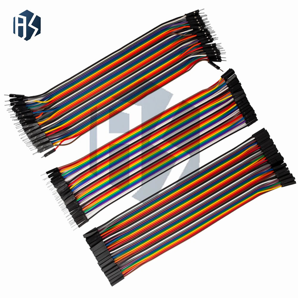 10CM Dupont Jumper Wire Kit 40Pin Male-Male, Male-Female & Female-Female – For Arduino DIY Projects Zpaxo