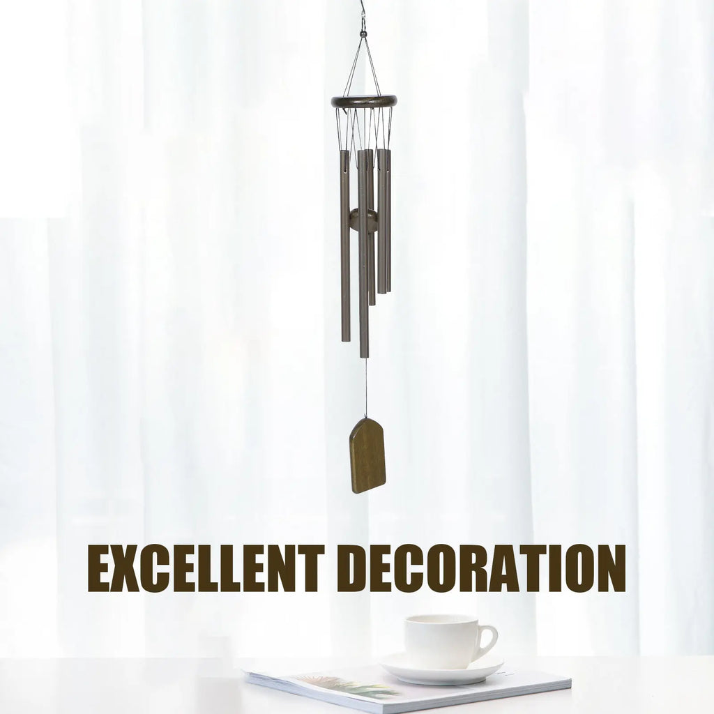 Aluminum Tube Wind Chime 6 Tubes Rust-resistant Corrosion-proof
