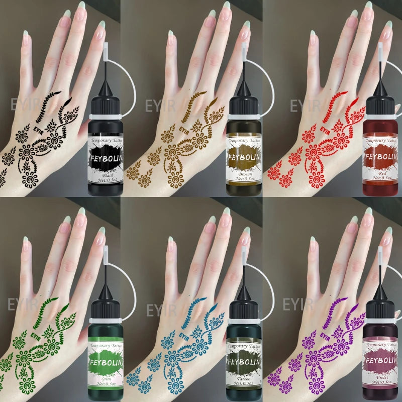 1 Tattoo Juice Paste Temporary Body Art Painting Cream Easy-to-use Zpaxo