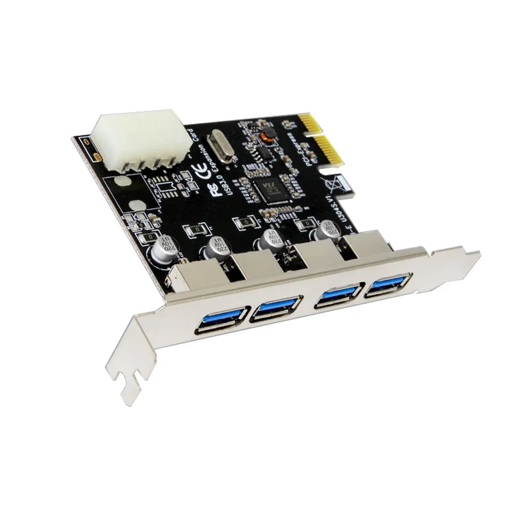 4 port USB 3.0 hub adapter PCI-e Expansion Card PCI express PCIe 4-port USB3.0 controller USB 3 0 PCI e PCIe express 1x Zpaxo
