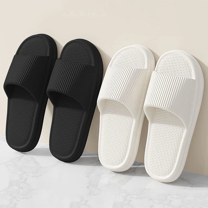 Summer Slippers Women Men Soft Lightweight Indoor Home Slides Cloud