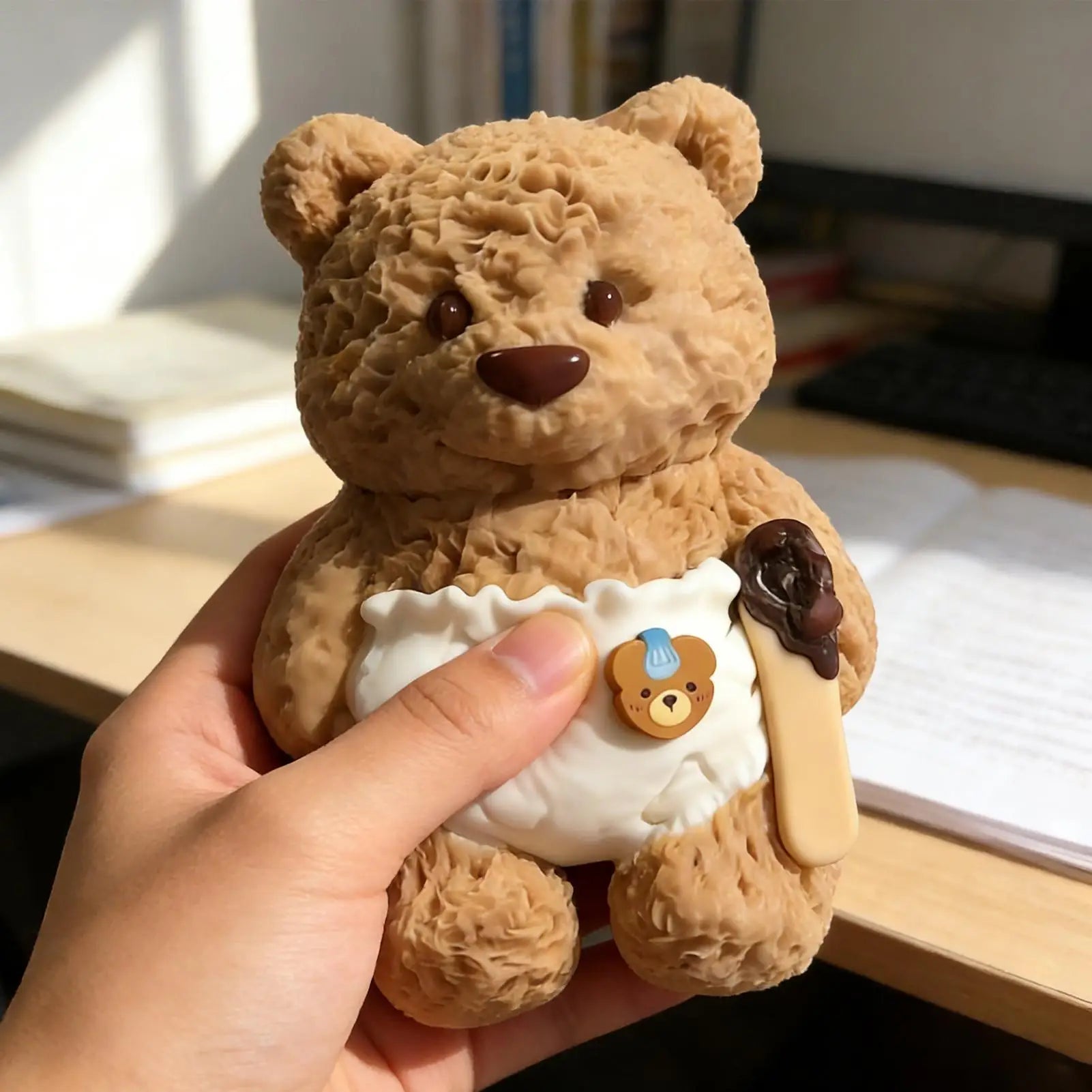 Squeeze Fidget Toys Cute Bear Slow-Rising Stress Ball Stretchy Animal Relief Fidget Toys For Men Women Kids Girls Boys Home Zpaxo