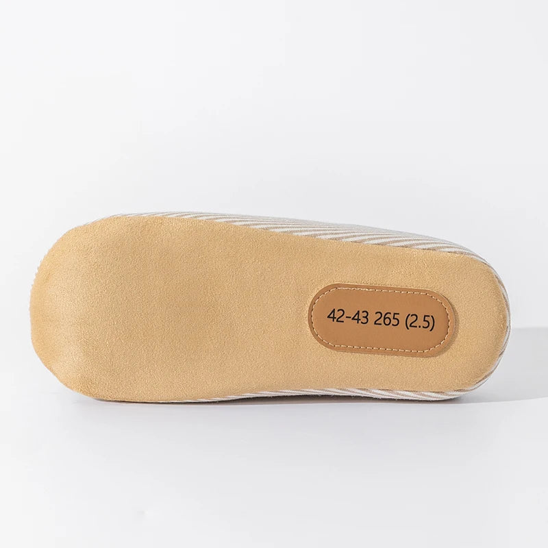 Men's Home Slippers Spring Autumn Indoor Non-slip House Shoes Soft