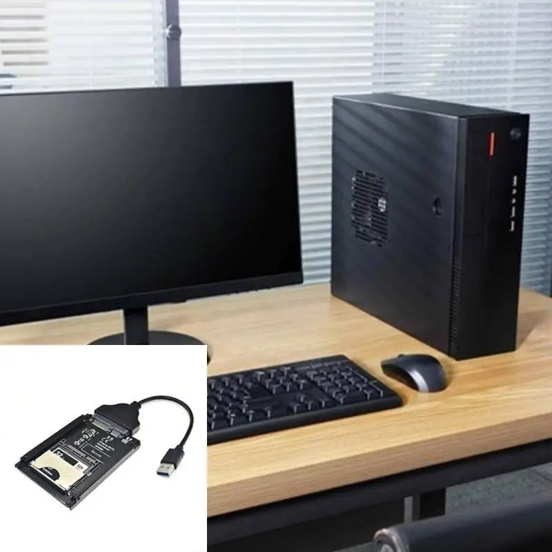 652F CFAST 2.0 to SATA3.0 Adapter 550mb/s CFAST to SATA3.0 Hard Disk Adapter Card Zpaxo