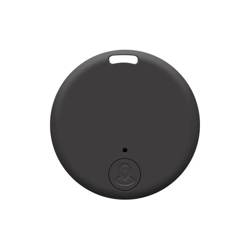 Mini GPS Tracker Locator AntiLost Alarm Wallet Keychain Smart Tag Bluetooth Tracer Keychain Dog Pet Child Bag Tracker Key Finder Zpaxo Black-A