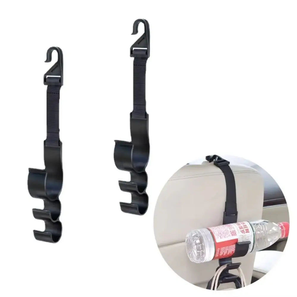 Universal Car Back Seat Hook Space Saving 3 Headrest Umbrella Holder Zpaxo