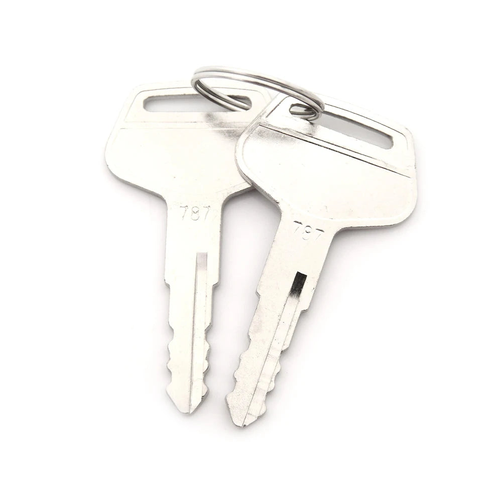 1 Pcs Equipment Tractor Plant Key Excavator Loader Starter Replacement For Komatsu 787 Zpaxo