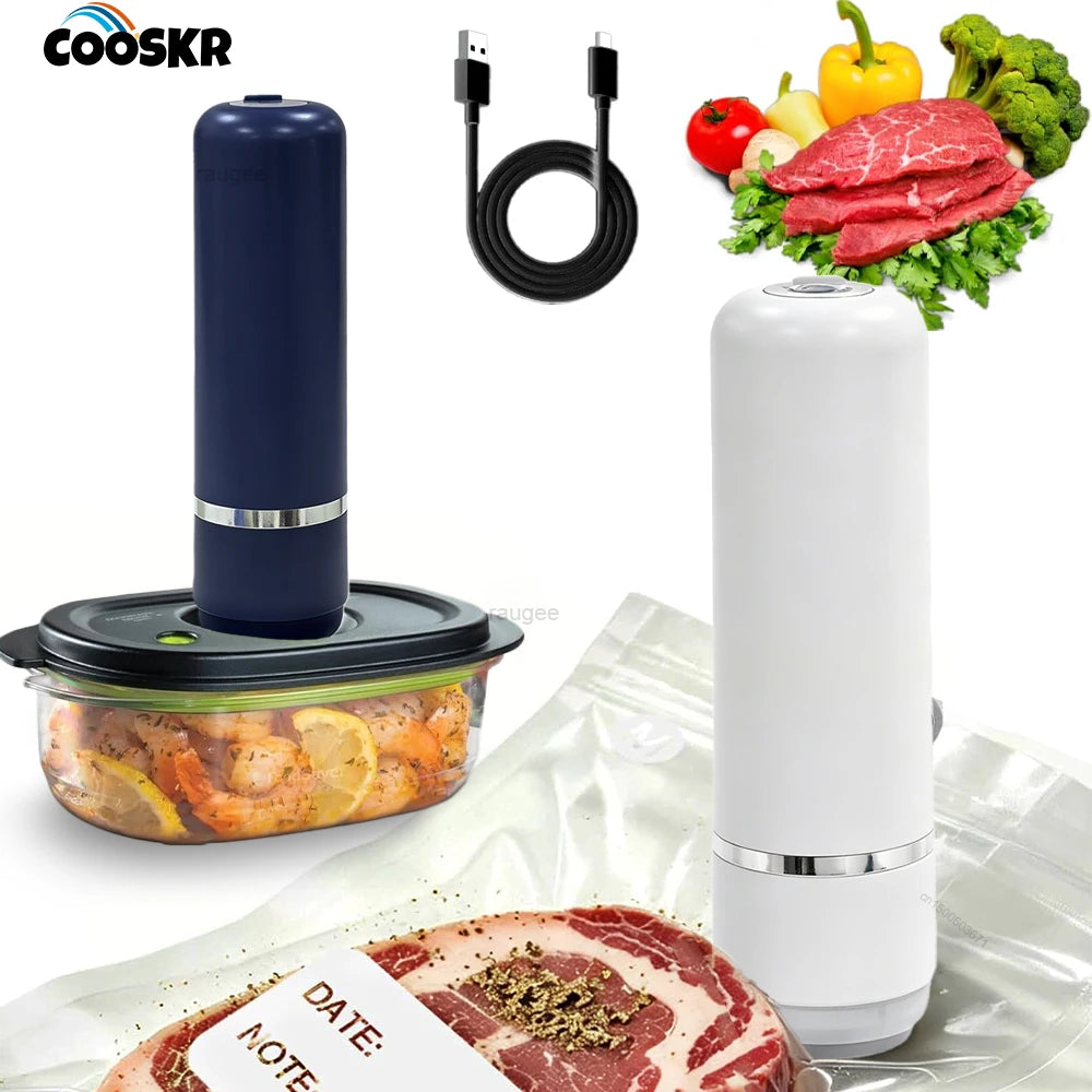 Handheld Vacuum Sealer Machine Mini Pump Portable Food Home Storage