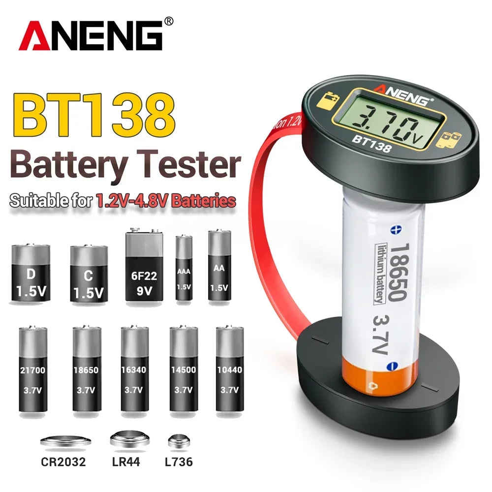 ANENG BT138 Battery Cell Lithium Test Display Tester Power Bank