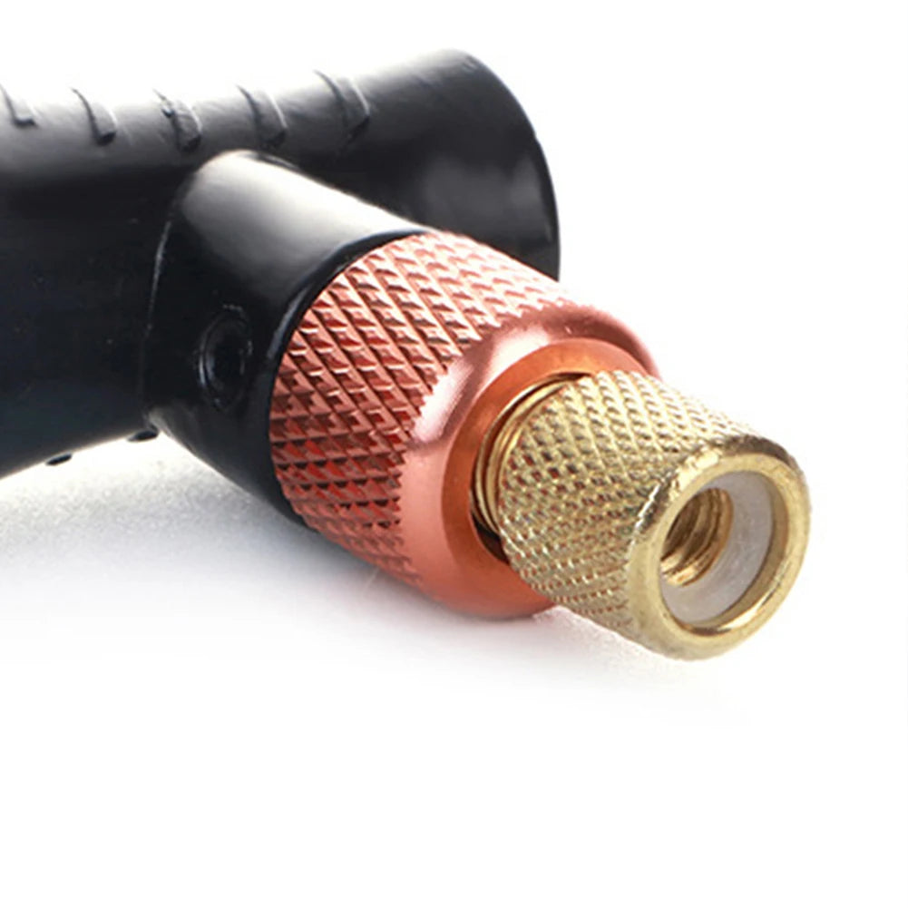 Bike Tyre Inflator Head Mini Hand Pump Air Bicycle CO2 Bottle Valve