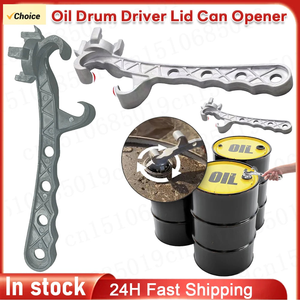 Aluminum Alloy Metal Bucket Opener Silver Buckets Lid Wrench Gallon Zpaxo