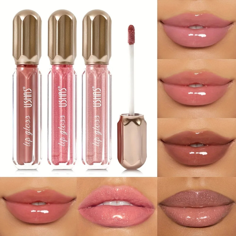 Mirror Pearl Lip Gloss Waterproof Long Lasting Moisturizing Lipstick Zpaxo