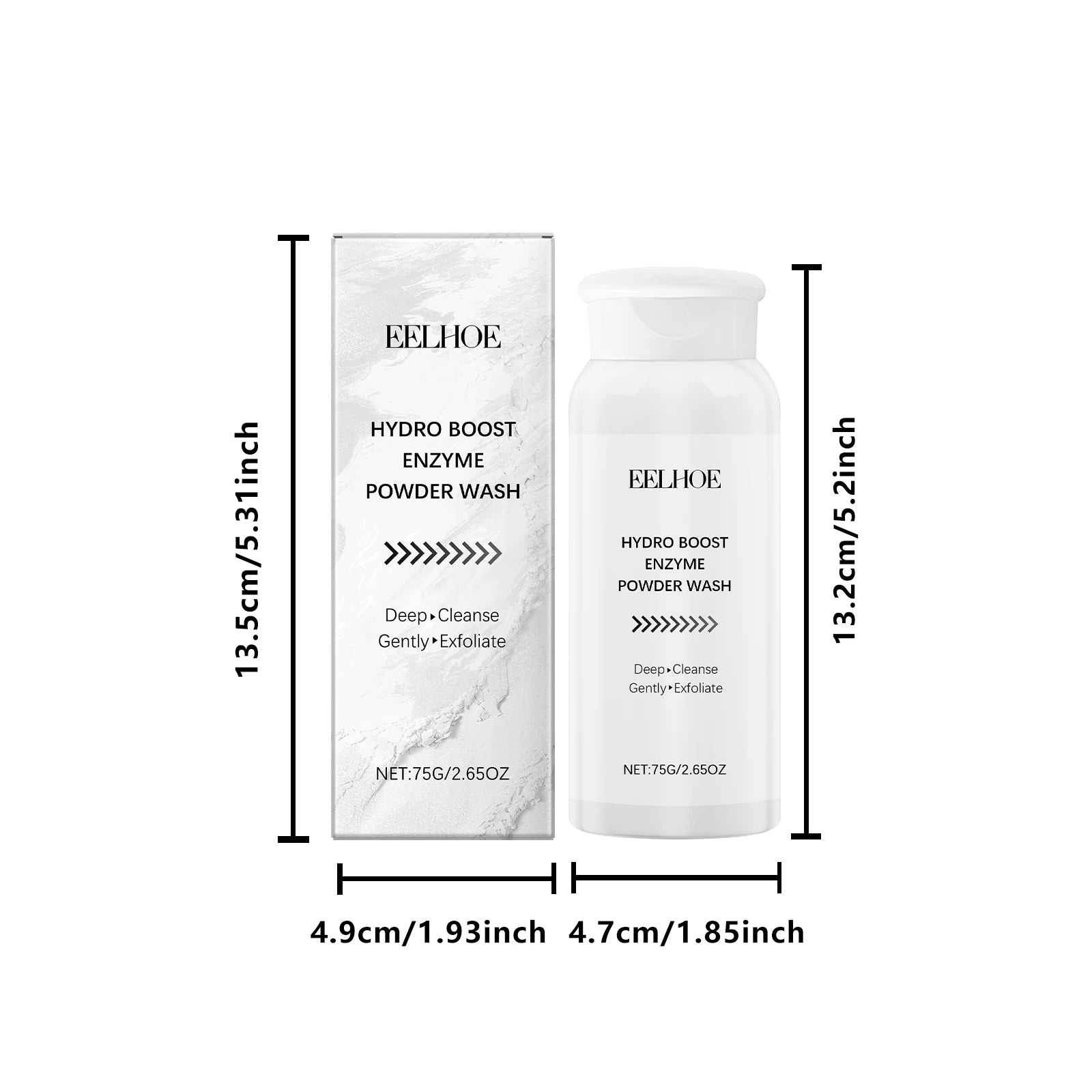 EELHOE Enzyme Face Powder Wash – Pore Cleanser & Oil Control Enzyme Face Cleanser Zpaxo