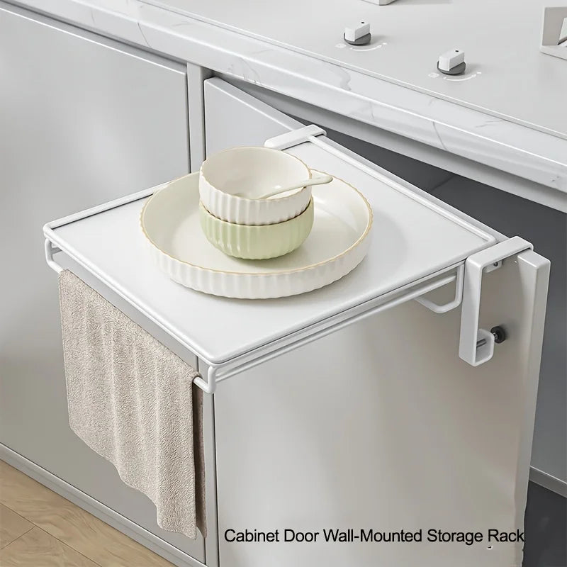 Foldable Cabinet Door Shelf Countertop Storage Partition Board
