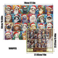 Christmas Advent Calendar Jigsaw Puzzle 1000 Cat Animal 24 Days