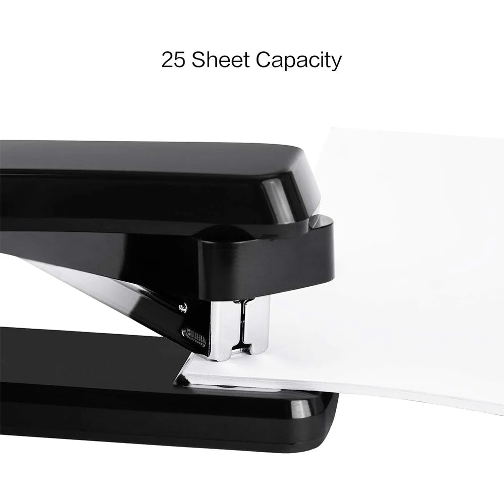 360-Degree Rotate Stapler Business Office Stationery School Classroom Bookbinding Supplies Stapler 25 Sheets Of Paper Capacity Zpaxo