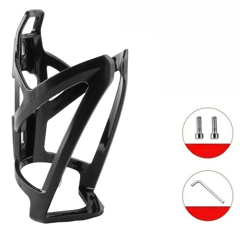New Bicycle Water Bottle Holder Mountain Bike Road Bike Car Mounted Water Cup Holder Riding Stand Equipment Bicycle Accessories Zpaxo black