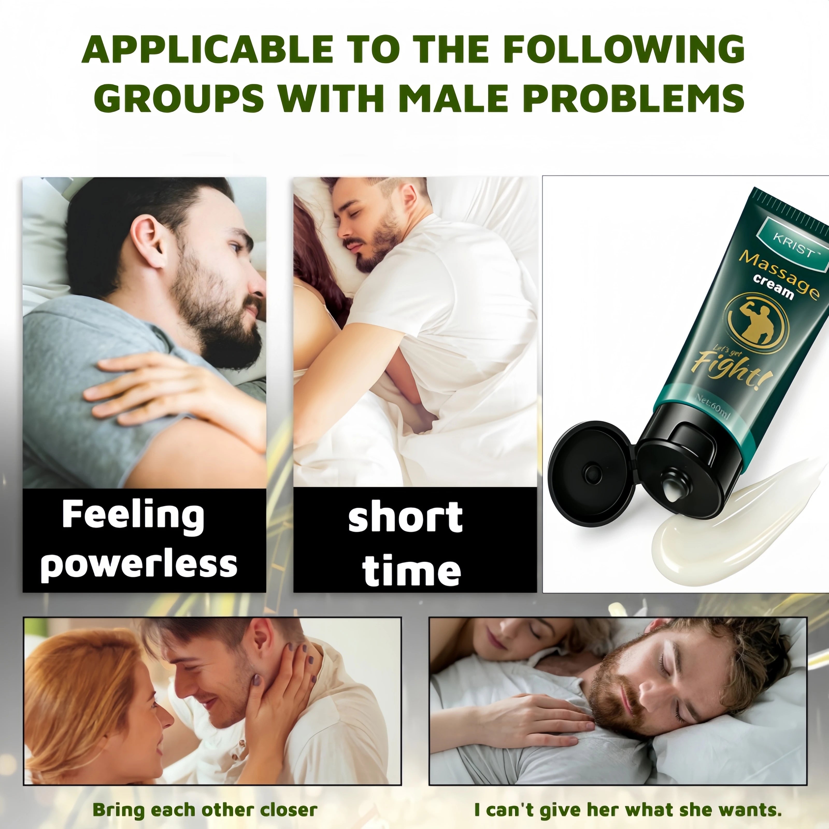 Penis Enlargement Ointment Increase XXXL Size Erection Men Thickening Growth Massage Gel Aphrodisiac Cream Men Repair Penis Zpaxo